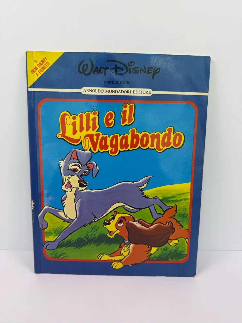 Vintage Disney Lady & the Tramp Italian Comic Book Mondadori 1981